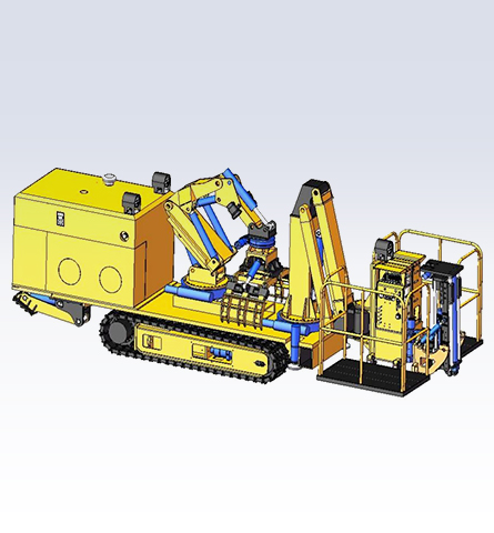 防爆柴油機(jī)多功能安裝鉆車(chē)